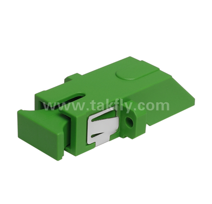 Adaptateur simplex de type diagonal SC avec volet intérieur intégré, protection des yeux contre la poussière et le laser, faible perte d'insertion, pour les connexions de centre de données et de fibre FTTx