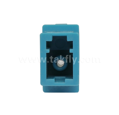 LC Simplex Fiber Adapter – Low Insertion Loss, Precision Alignment, High & Low Temperature Resistant, for Data Center & FTTx Fiber Connections