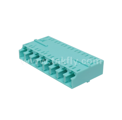Adaptateur LC 8 voies – LC Duplex 8 en 1, adaptateur fibre haute densité, faible perte d'insertion, pour centre de données et patch haute densité FTTx