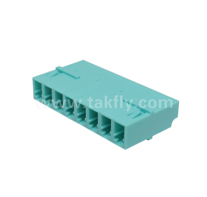 Adaptateur LC 8 voies – LC Duplex 8 en 1, adaptateur fibre haute densité, faible perte d'insertion, pour centre de données et patch haute densité FTTx