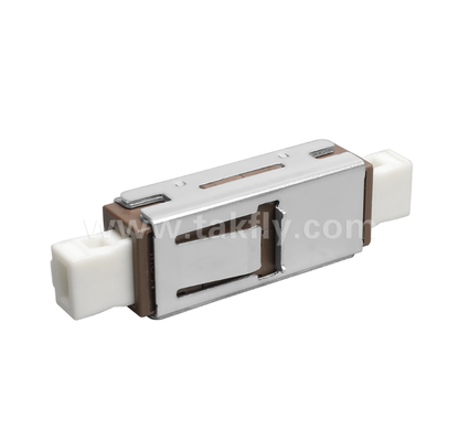 Adaptateur MU Simplex ️ Conception compacte, faible perte d'insertion, manchon en zirconium de précision, pour les connexions en fibre à haute densité