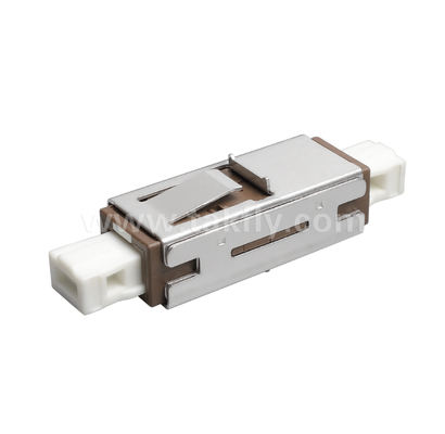 Adaptateur MU Simplex ️ Conception compacte, faible perte d'insertion, manchon en zirconium de précision, pour les connexions en fibre à haute densité