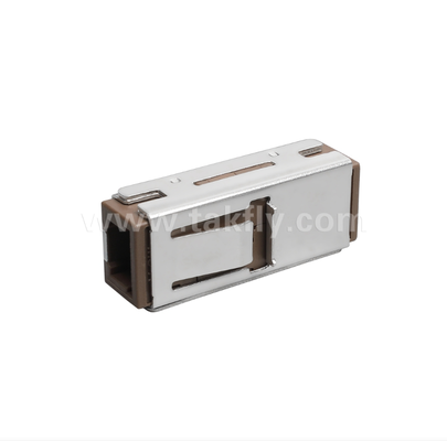 Adaptateur MU Simplex ️ Conception compacte, faible perte d'insertion, manchon en zirconium de précision, pour les connexions en fibre à haute densité