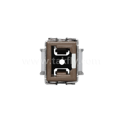Adaptateur MU Simplex ️ Conception compacte, faible perte d'insertion, manchon en zirconium de précision, pour les connexions en fibre à haute densité