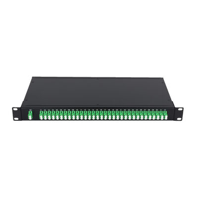 OEM 1U 19 pouces 2x64 Rack Mount LC Splitter PLC à fibre optique pour le centre de données FTTx