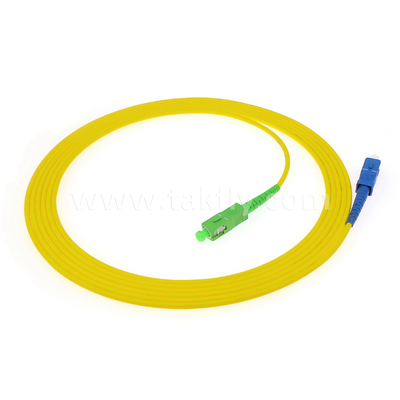 Cordon de brassage à fibre optique SC-SC simplex et duplex – SM/MM, pour une interconnexion de réseau optique fiable