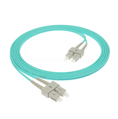 Cordon de brassage à fibre optique SC-SC simplex et duplex – SM/MM, pour une interconnexion de réseau optique fiable