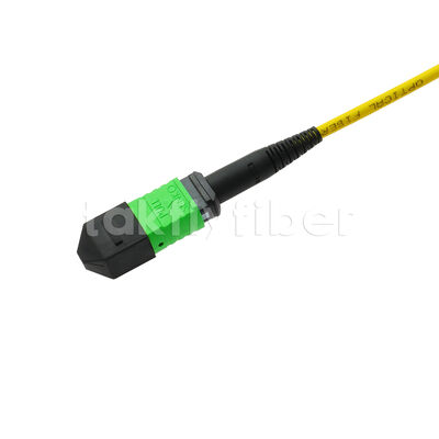 MPO MTP Patchcord SM Cable de tronc 12F à fibre optique pour le centre de données