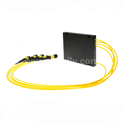 MPO/MTP Fanout Cable PLC Splitter 1x4 Fibre optique à mode unique pour le centre de données FTTX