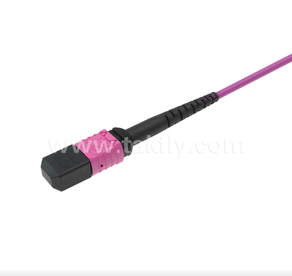 Cordon de brassage MPO/MTP-LC Uniboot – Double LC dans un seul démarrage, polarité réversible, 50 % d'économie d'espace pour les réseaux 100G/400G
