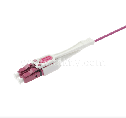 Cordon de brassage MPO/MTP-LC Uniboot – Double LC dans un seul démarrage, polarité réversible, 50 % d'économie d'espace pour les réseaux 100G/400G