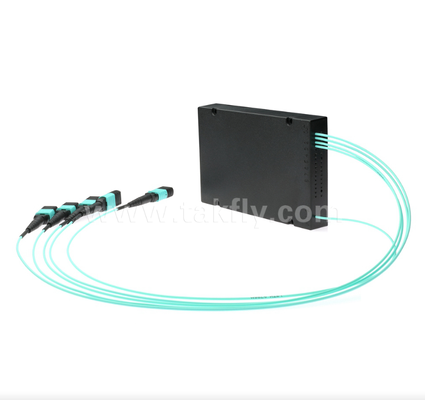Répartiteur PLC 1 × 4 MPO/MTP OM3 – Répartiteur multifibre haute densité pour centres de données