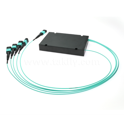 Répartiteur PLC 1 × 4 MPO/MTP OM3 – Répartiteur multifibre haute densité pour centres de données
