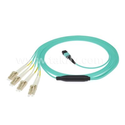 MPO/MTP-LC Breakout Patchcord câble à fibre optique pour le câblage de l'IA du centre de données FTTx