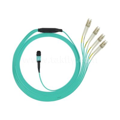 MPO/MTP-LC Breakout Patchcord câble à fibre optique pour le câblage de l'IA du centre de données FTTx