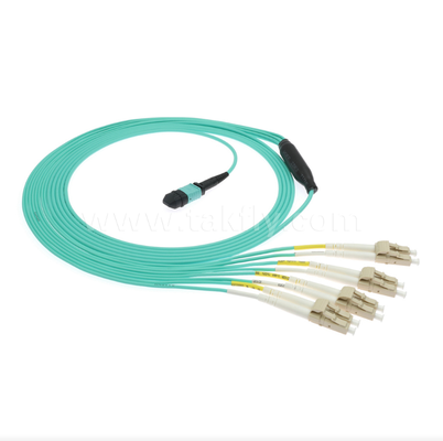 MPO/MTP-LC Breakout Patch Cord. Une solution de câblage en fibre optique à haute densité multi-noyaux.