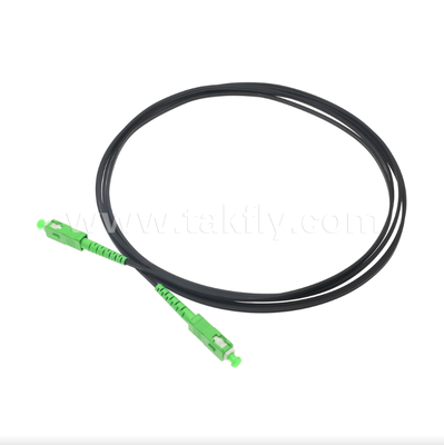 SC/APC à SC/APC FTTH Indoor Flat Drop Patch Chord -Simplex, pré-terminé, anti-vibration pour une utilisation rapide dans le bâtiment