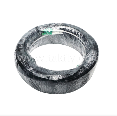 Le câble de patch à goutte plate LC/APC - 2 cor duplex, pré-connecté, anti-vibration, classé à l'intérieur pour un déploiement rapide FTTH.