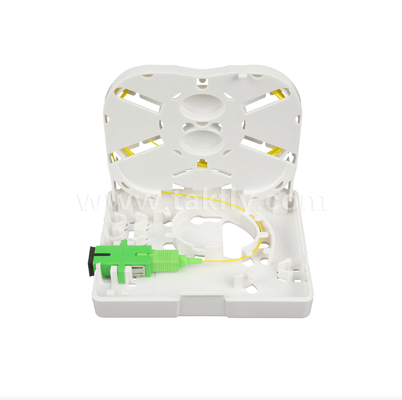 TKS-1806-02GB Boîte de terminaison de fibres- Bureau ou monture murale, idéale pour FTTH Final Drop & Pigtail Termination