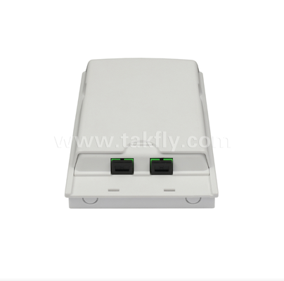 Prise murale fibre TKS-1806-02F – Point de terminaison du câble d'alimentation au câble de descente pour réseaux FTTx