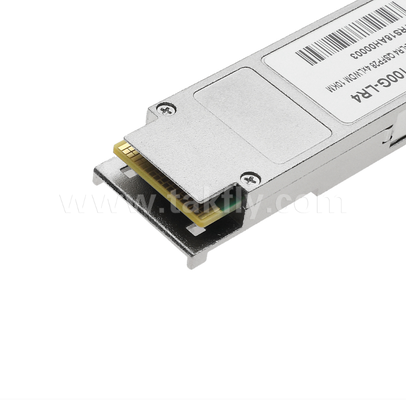 Transceiver optique QSFP28 100 Gbps TKQS28-100G-LR4 – 10 km, 4 canaux LAN-WDM (1295,56-1309,14 nm), laser EML, récepteur PIN, conforme 100GBASE-LR4
