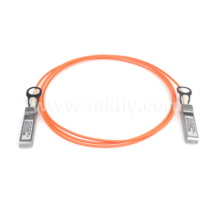 Câble optique actif 10G SFP+ (AOC) – 300m sur OM3, VCSEL 850nm, faible consommation <0,35W/extrémité, interconnexion courte portée SFP+ vers SFP+