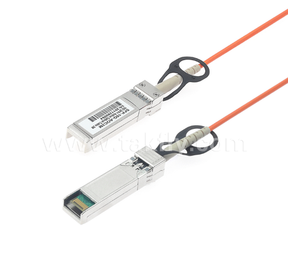 Câble optique actif 10G SFP+ (AOC) – 300m sur OM3, VCSEL 850nm, faible consommation <0,35W/extrémité, interconnexion courte portée SFP+ vers SFP+