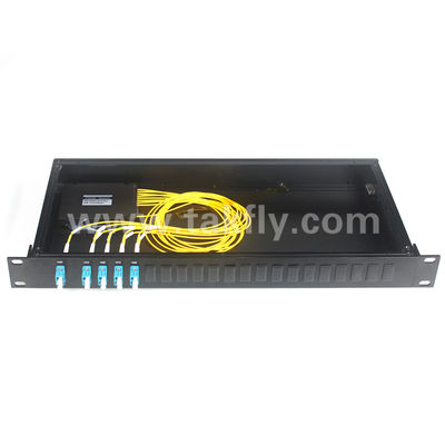 1U 19 WDM de pouce CWDM Mux 4CH 8CH 16CH 18CH Mux Demux pour le système d'OTN