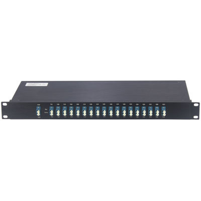 1U 19 WDM de pouce CWDM Mux 4CH 8CH 16CH 18CH Mux Demux pour le système d'OTN