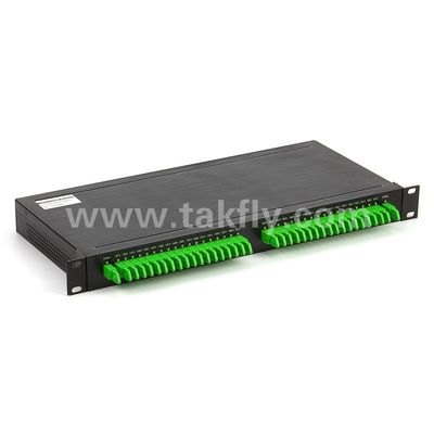1U 19 WDM de pouce CWDM Mux 4CH 8CH 16CH 18CH Mux Demux pour le système d'OTN