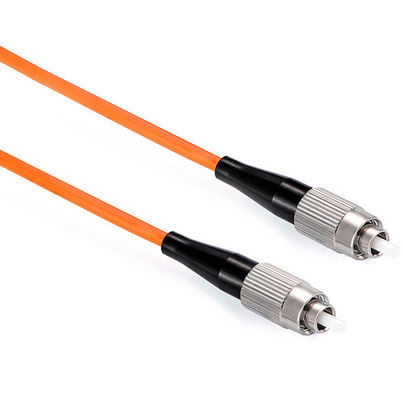 FC à la fibre multimode orange Patchcord optique de simplex de FC OM1 62.5/125um 3.0mm