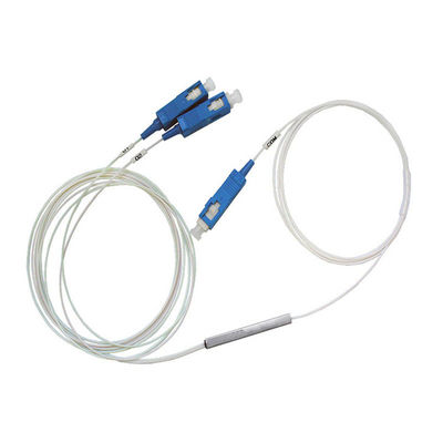 1x2 câble optique Mini Steel Tube de fibre de Hydrel de diviseur de PLC de fibre de mode unitaire de Sc RPA