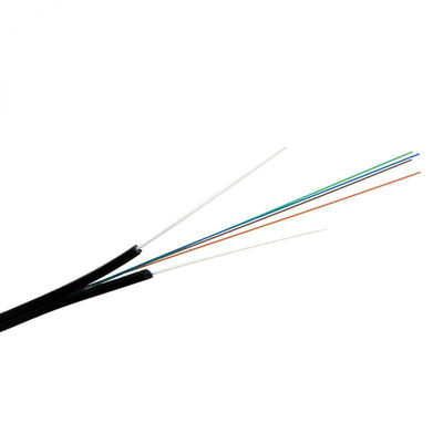 Câble d'interface extérieur optique du câble FTTH de fibre de mode unitaire de noyau de GJYX F ch G657A1 4