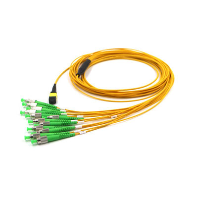 FC APC à MTP 12 câble de rupture de fibre G657A1 0.3dB Faible perte