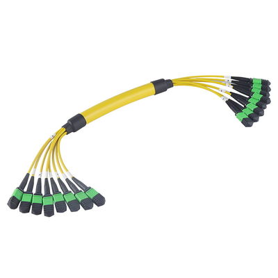 câble optique d'évasion de la fibre MPO MTP de 96F 192F unimodal