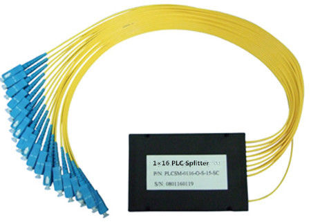 Mètre optique LSZH 2.0mm du SM G657A1 1 du diviseur SC/UPC de PLC de boîte de l'ABS 1x16 de fibre