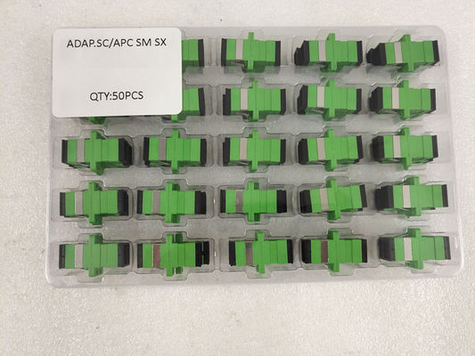 Adaptateur optique vert recto de fibre de Sc RPA pour le coffret d'extrémité