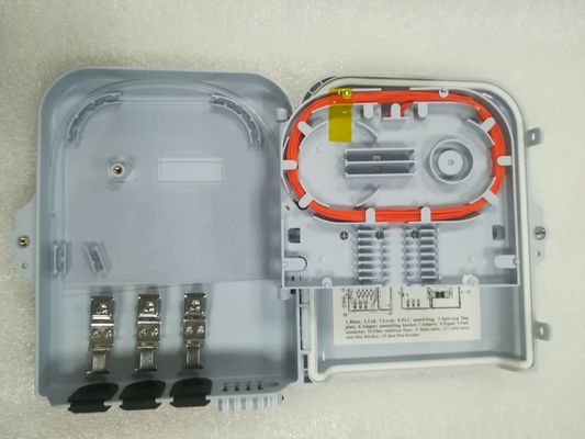 Boîte optique extérieure d'arrêt de distribution de fibre de ports de FTTH 8 avec le tresse et l'adaptateur de SC/PC