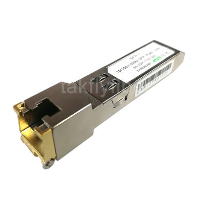 module d'émetteur-récepteur d'Ethernet du gigabit 10GBASE-T de l'en cuivre RJ45 CAT5E CAT6 100m de 10/100/1000M SFP