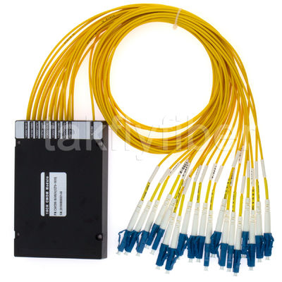 Port simple de moniteur de multiplexage par répartition en longueur d'onde de fibre de 18CH CWDM Mux Demux facultatif