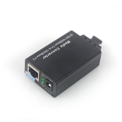 Fibre de Mini Size 10/100/1000M SM Dual Single Mode au convertisseur d'Ethernet