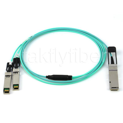 Câble AOC QSFP+ 40G vers 2*SFP+ 10G