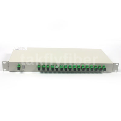 Connecteur optique de Sc RPA de diviseur de PLC 1x32 de fibre de bâti de support de FTTH