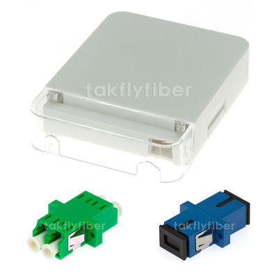 Boîte de distribution optique de fibre de boîte d'arrêt de fibre du port 115x86x23mm de FTTH 1
