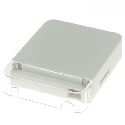 Type blanc en plastique boîte optique de tresses de Sc de TK-1806-01C mini d'arrêt de fibre