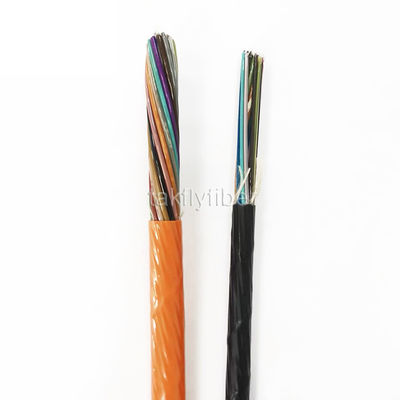 câble micro enflé des FO de fibre de 12C 24C 48C 96C GCYFTY de câble optique d'air non métallique extérieur du HDPE GCYFXTY