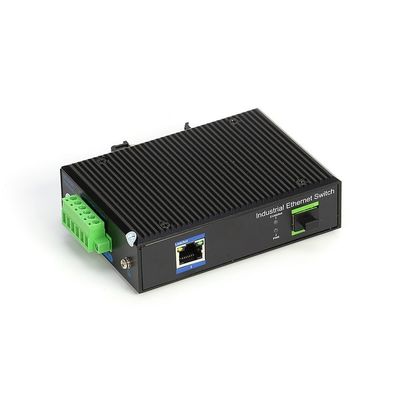 1 commutateur automatique d'Ethernet du convertisseur industriel MDI Poe de médias de RJ45 SFP 52VDC