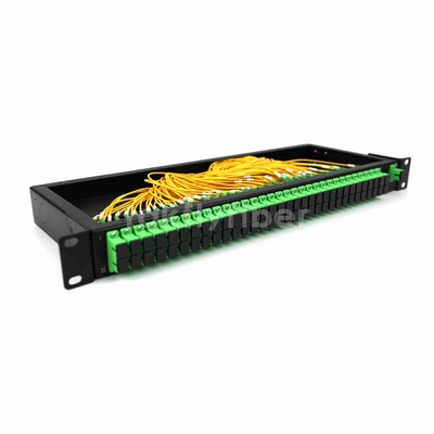 Mode unitaire G657A de diviseur de PLC de bâti de support de CATV 1x64 avec le tresse de SCAPC