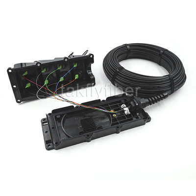 boîte de diélectrique de câble d'interface de connecteur d'OptiTap du diviseur 1x8/câble MST de Tonable, fermeture gauche de joint de 8 OptiTap
