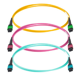 72 cœurs Mpo Mtp Cordon de patch en fibre pour l' utilisation de guichets automatiques